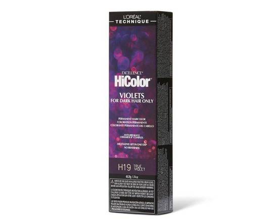 Order L'Oreal HiColor Permanent HairColor Violets: H19 TRUE VIOLET food online from iDa Beauty Supply Store store, Middletown on bringmethat.com