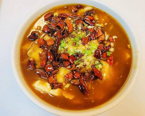 Order 229. Szechuan Boiled Fish with Tofu 麻辣豆花鱼️ ️ food online from CHUNCHUN SC LLC store, Greenville on bringmethat.com