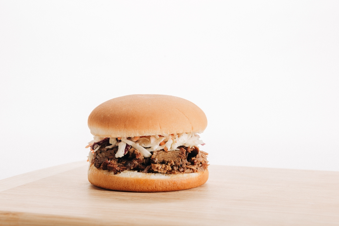 Order Sliced Brisket Sandwich food online from Whole Hog Cafe store, Cherry Hill on bringmethat.com