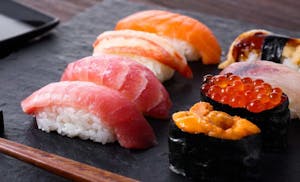 Order Sushi Deluxe food online from Oyama Sushi & Steakhouse store, Cedar Rapids on bringmethat.com