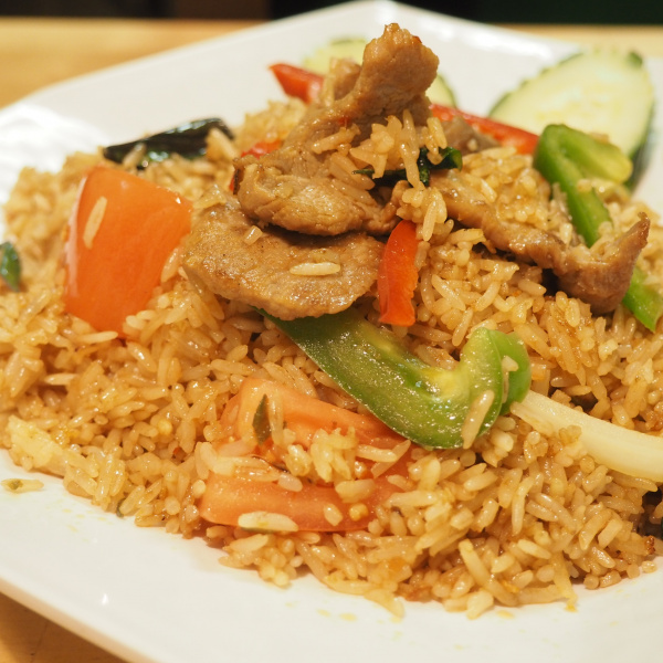 Order 54. Spicy Fried Rice food online from The Taste Kitchen store, Culver City on bringmethat.com