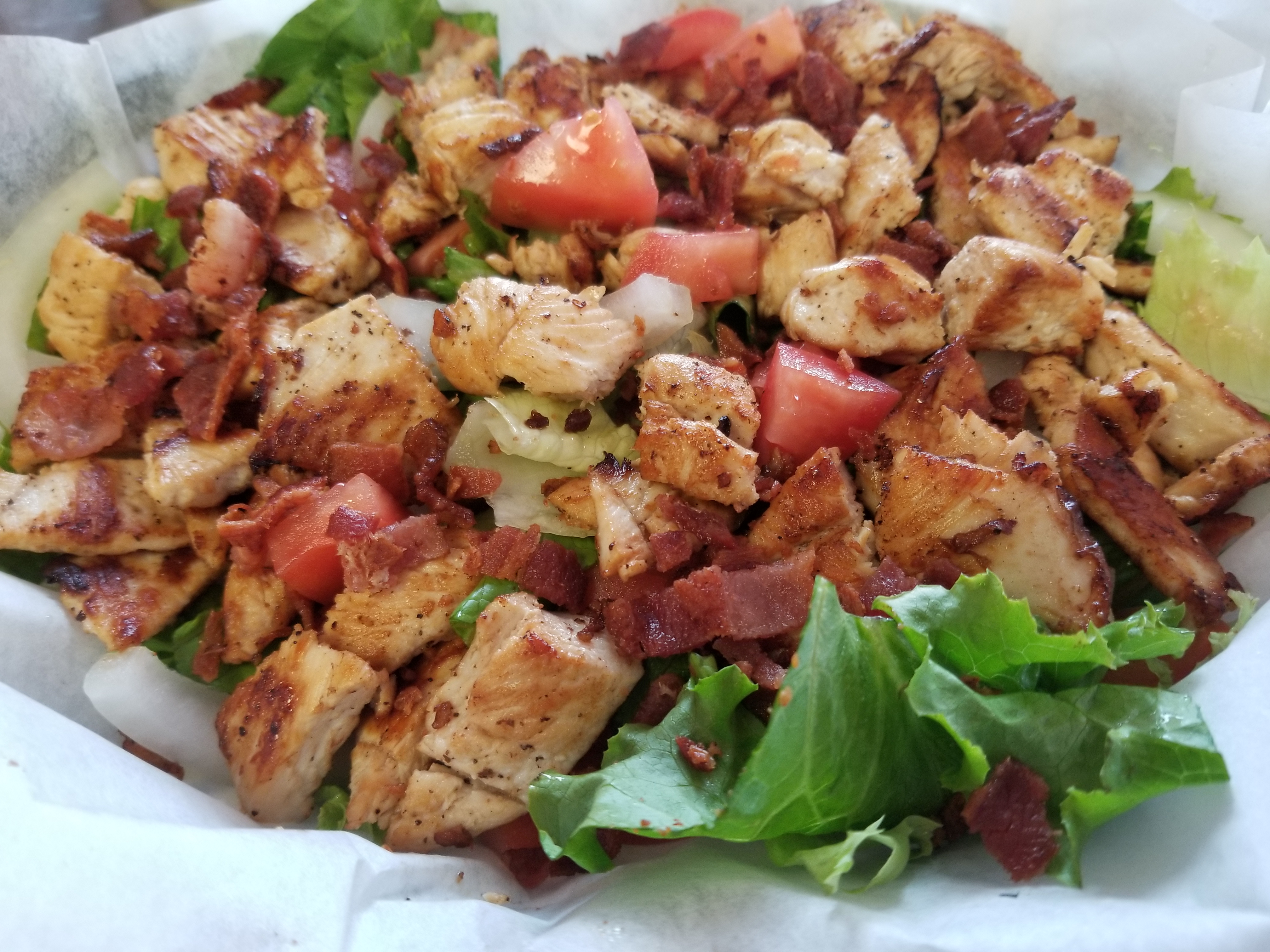 Order Grilled Chicken Salad food online from Southtown Hotdogs store, Elmhurst on bringmethat.com