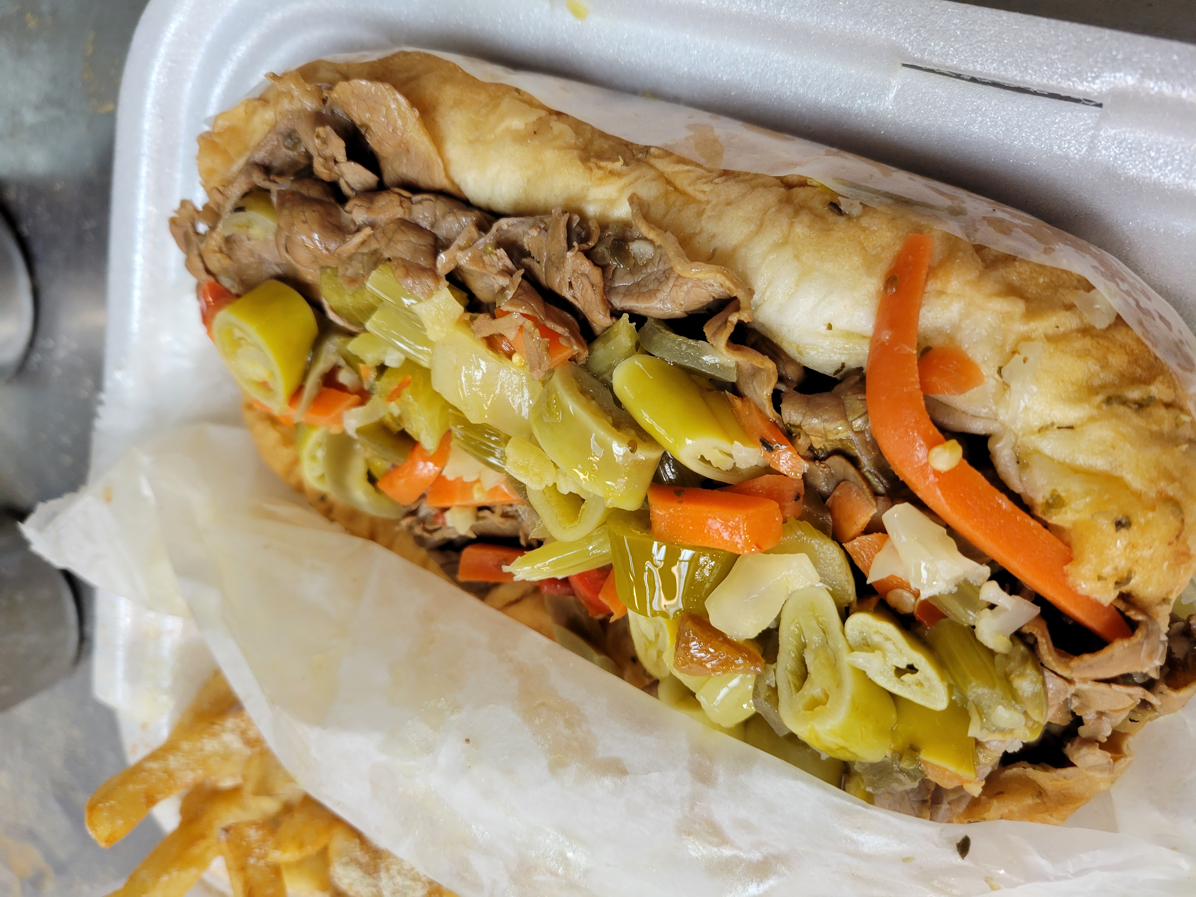 Order Italian beef food online from Hooks Fish & Chicken Plus store, Indianapolis on bringmethat.com