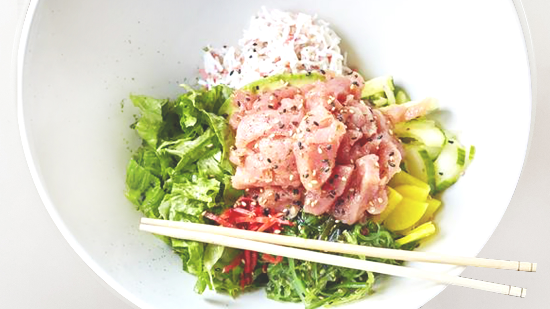 Order 1. Tuna Poke Bowl food online from Zen Ramen and Sushi Burrito store, Clemson on bringmethat.com