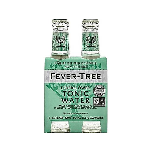 Order Fever-Tree Elderflower Tonic Water (4PK 6.8 OZ) 130918 food online from Bevmo! store, Pasadena on bringmethat.com