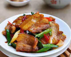 Order Szechuan Spicy Double Cooked Pork food online from Super Bowl Cuisine store, Kingston on bringmethat.com