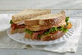 Order Turkey Club Sandwich food online from Chicken Salad Chick store, O'Fallon on bringmethat.com