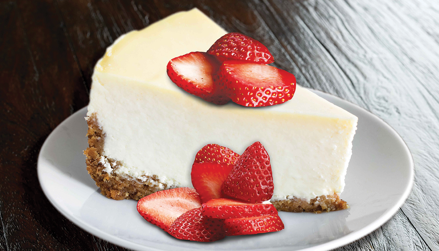 Order Strawberry-Topped Cheesecake food online from Jason Deli store, Brentwood on bringmethat.com