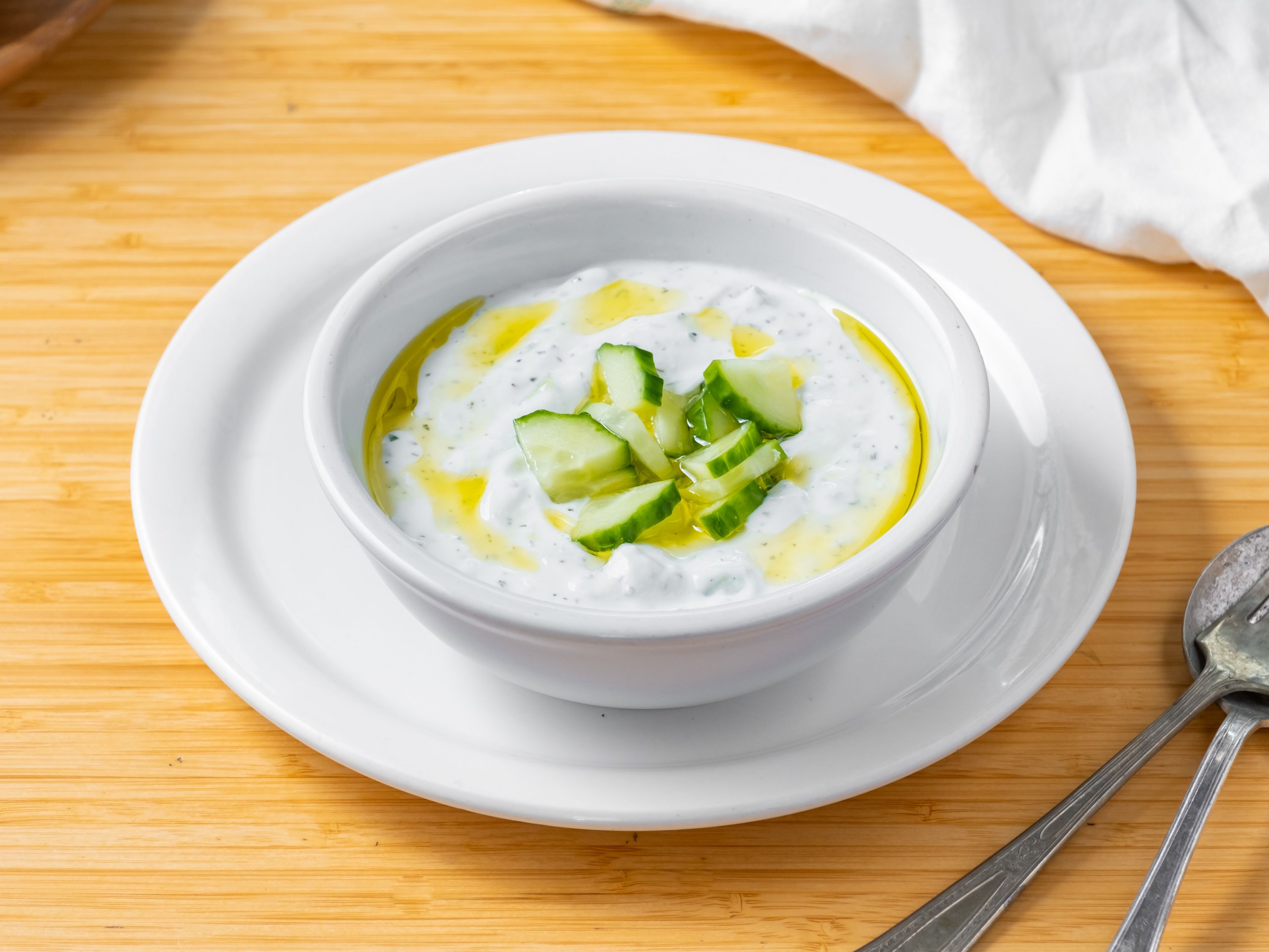 Order Cucumber and Yogurt Salad  food online from The Sultan Cafe store, Portland on bringmethat.com