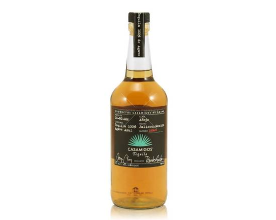 Order Casamigos Tequila Anejo, 750ml food online from Babaro Liquor Store store, Peabody on bringmethat.com