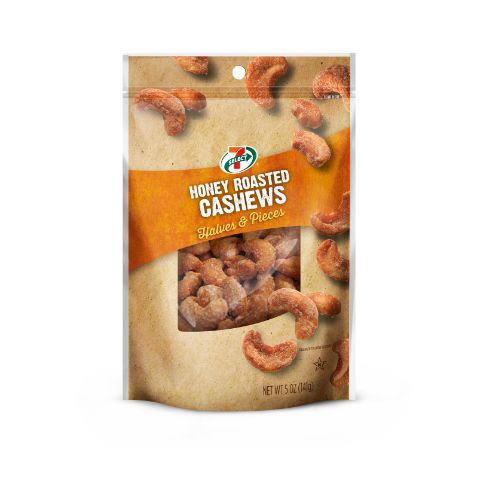Order 7-Select Honey Roasted Salted Cashew Halves 5oz food online from 7-Eleven store, West Columbia on bringmethat.com