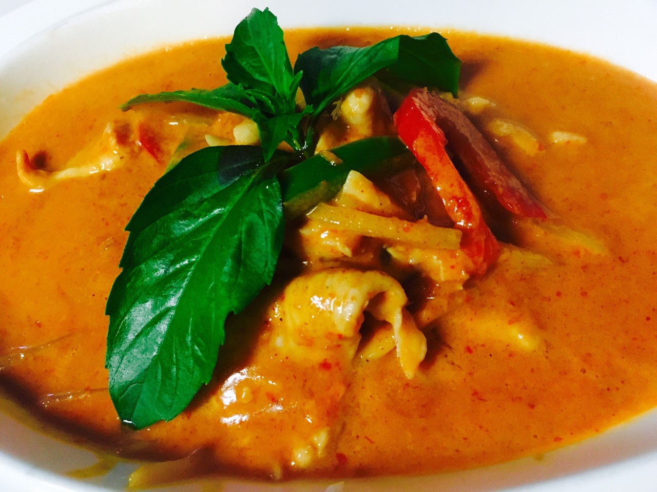 Order Red Curry food online from The Patio Fine Thai Cuisine store, Seattle on bringmethat.com