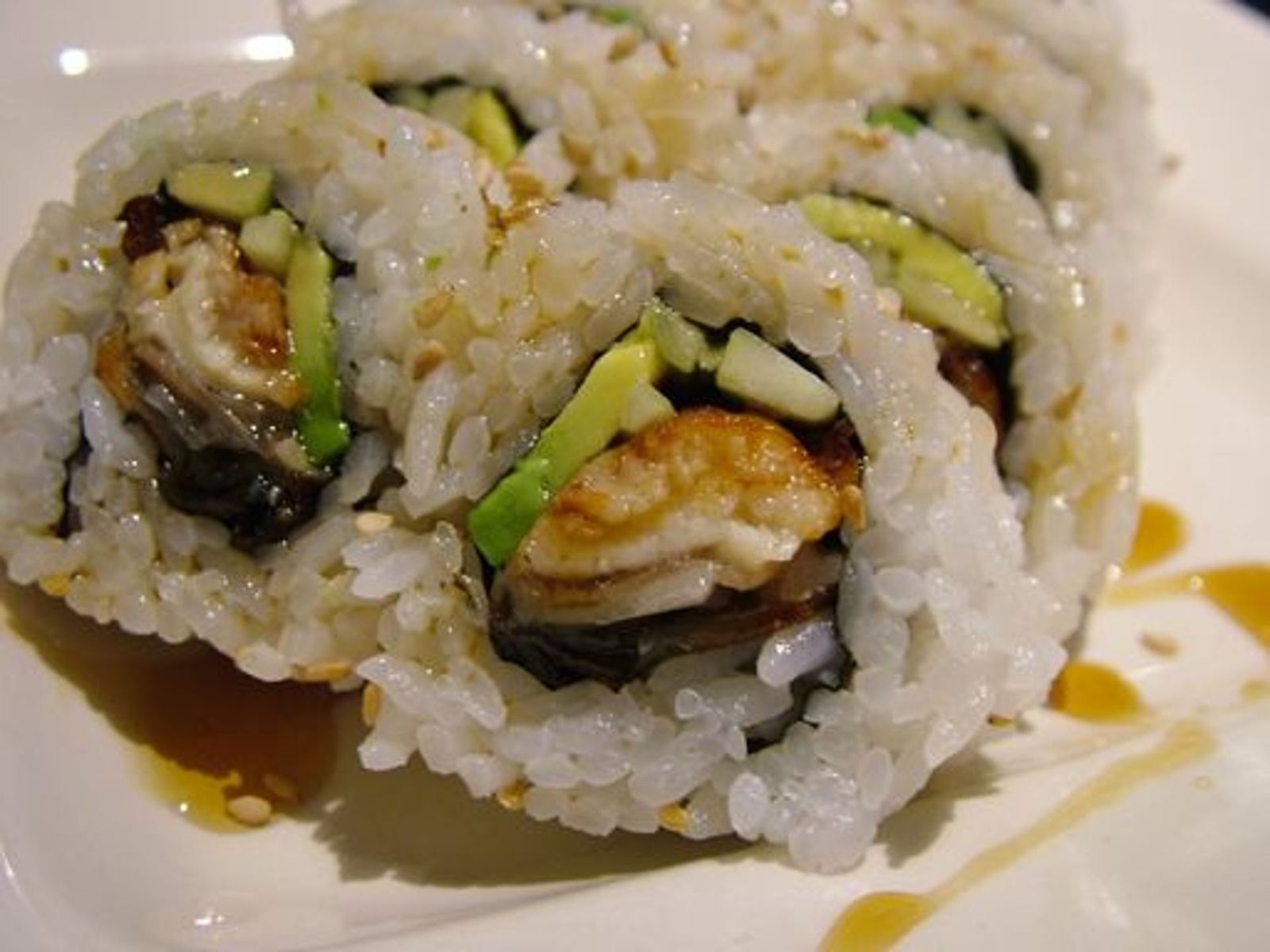 Order Eel Roll (10pc) food online from Tiger Asian Bowl store, Allen on bringmethat.com
