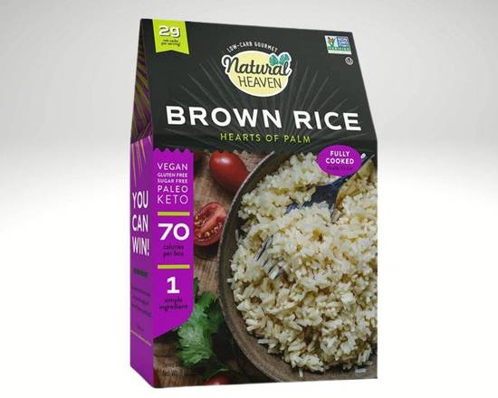 Order Natural Heaven Hearts of Palm Brown Rice (9oz) food online from Ritual Acai Bar store, Los Angeles on bringmethat.com