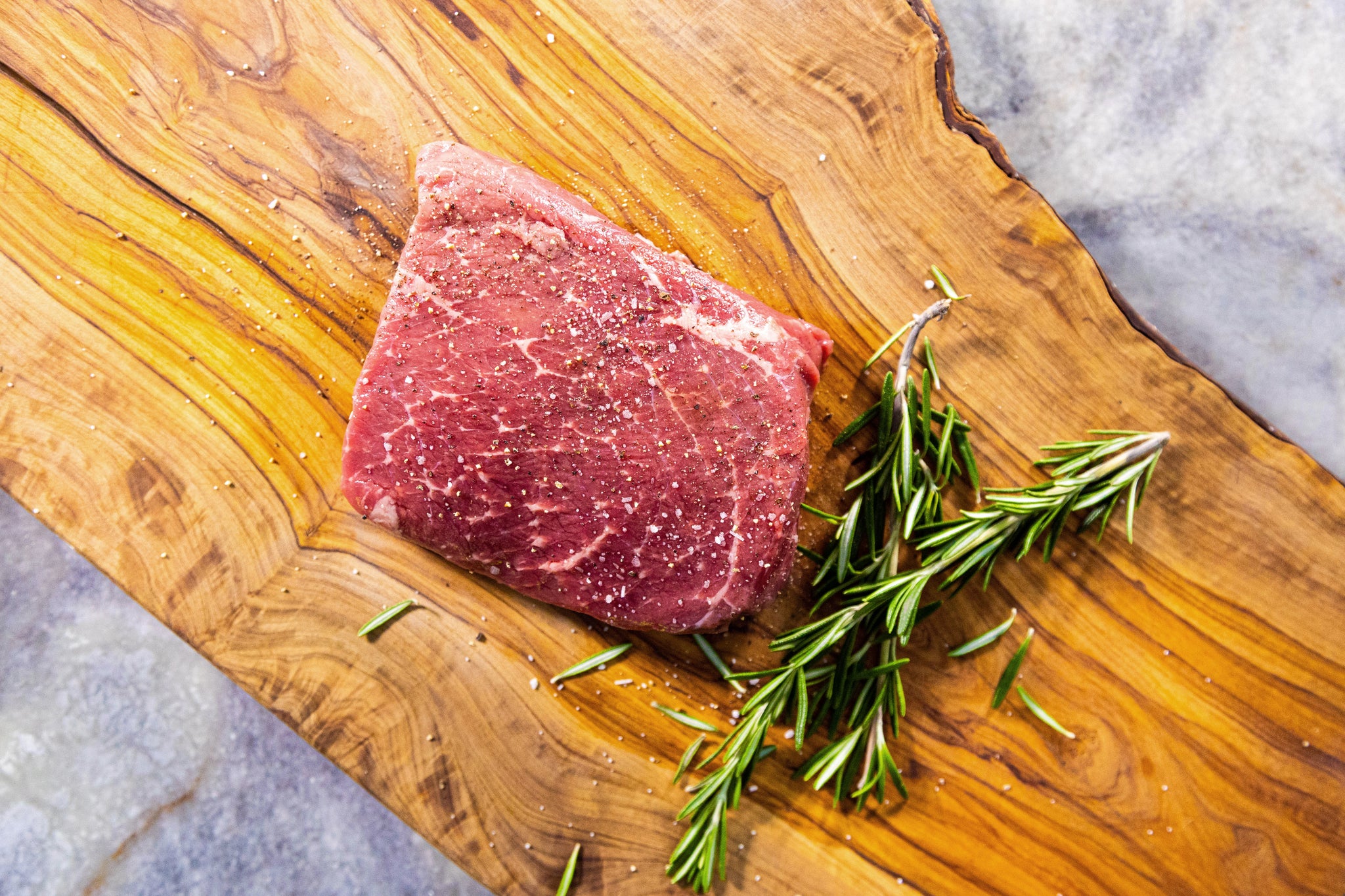 Order Grass-Fed Round Steak 12 oz. Grass-Finished, Pasture Raised food online from Agridime Meats store, Gilbert on bringmethat.com