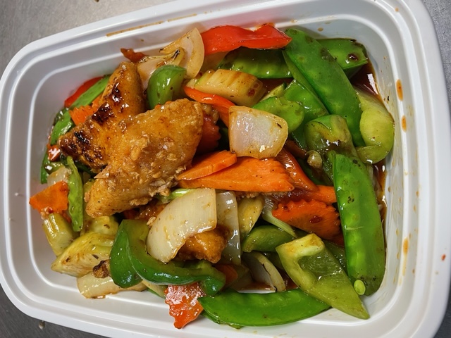 Order Salmon Basil food online from Simply Thai store, Northbrook on bringmethat.com