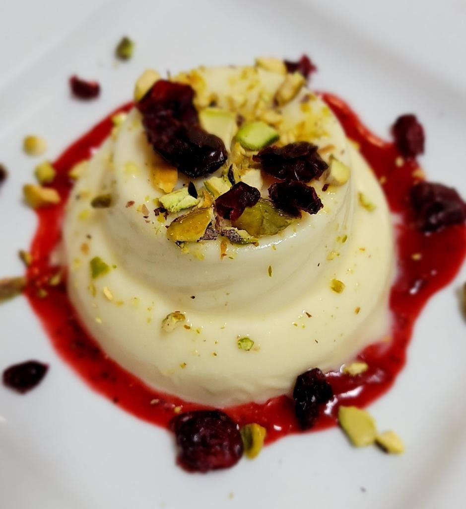 Order Pistachio Pana Cotta food online from Pasta Al Gusto store, Chicago on bringmethat.com