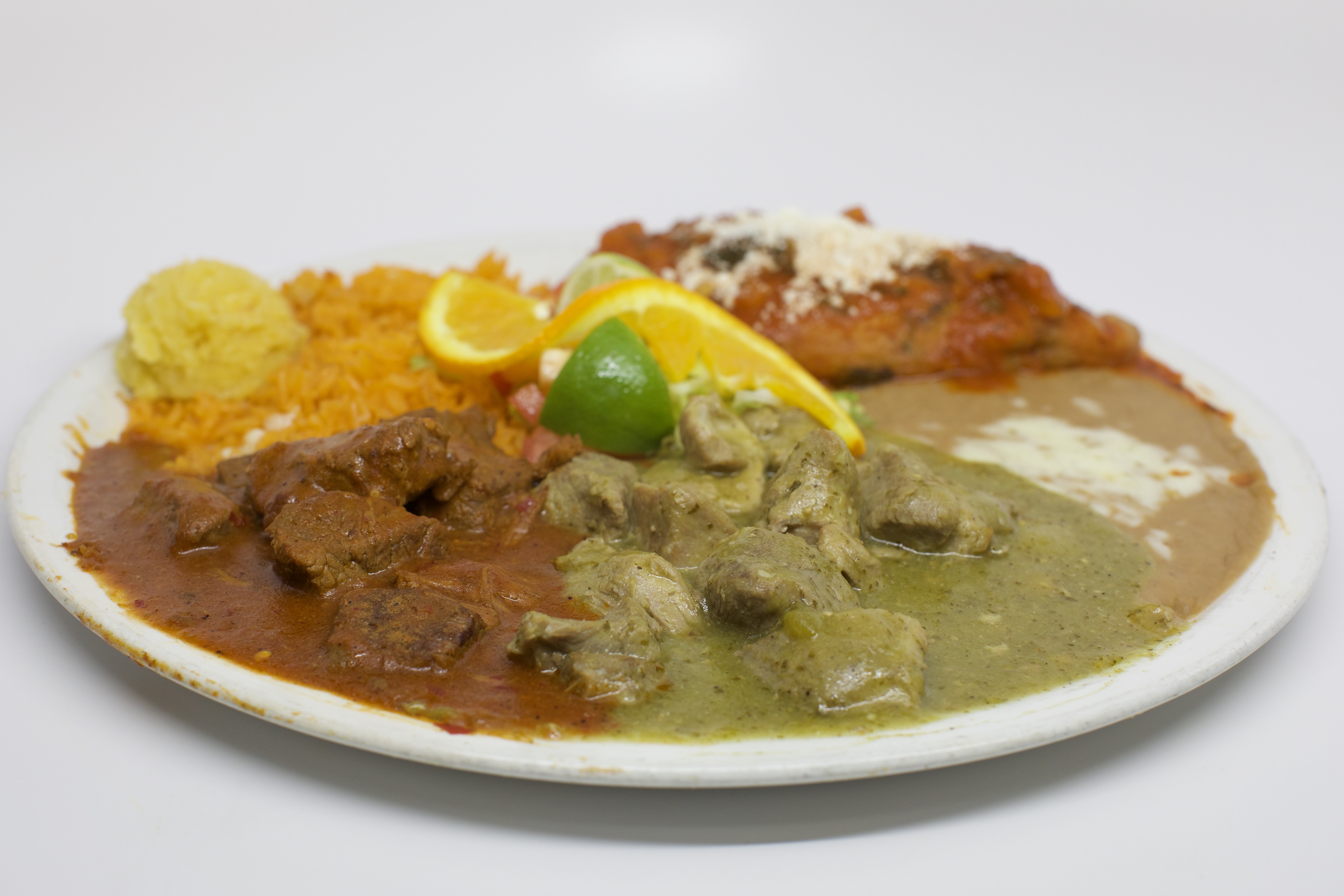Order The Three Compadres Platter food online from El Tapatio store, Citrus Heights on bringmethat.com