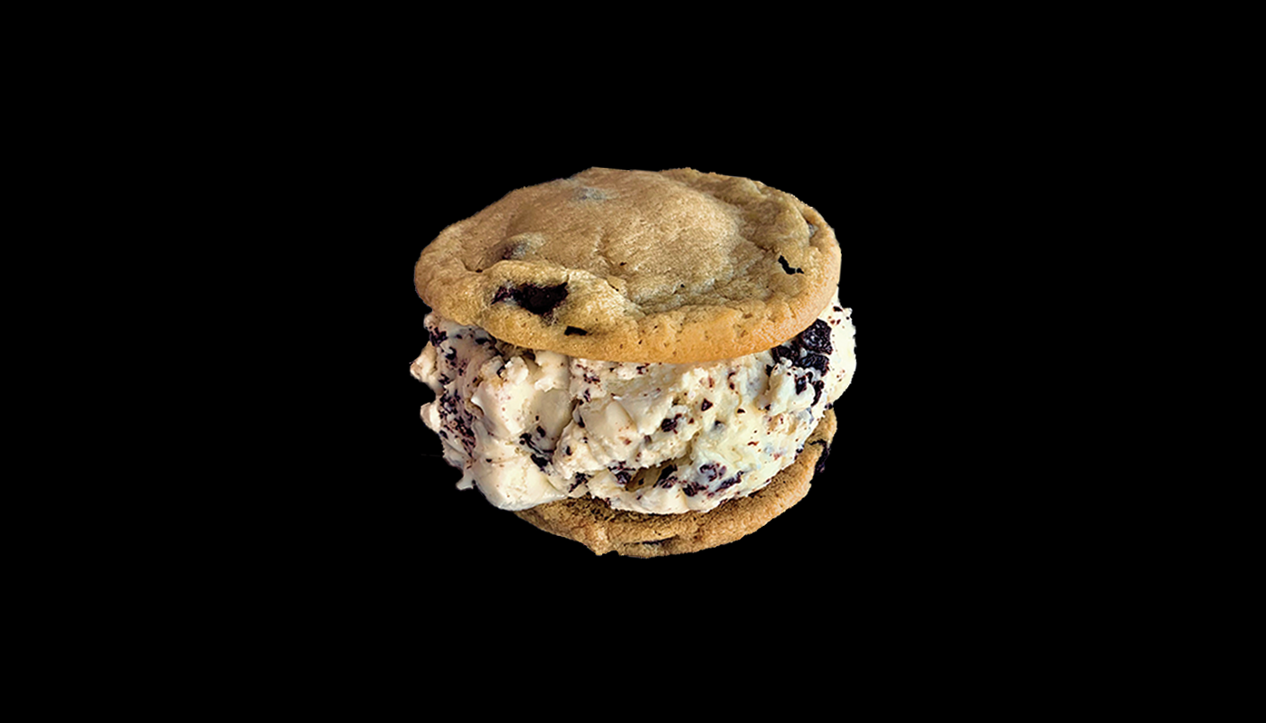 Order Chocolate Chip Cookies with Cookie Dough Ice Cream food online from The Baked Bear store, San Diego on bringmethat.com