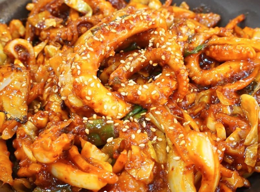 Order Stir-Fried Small Octopus 낙지 볶음 food online from Chosun Ok store, Durham on bringmethat.com