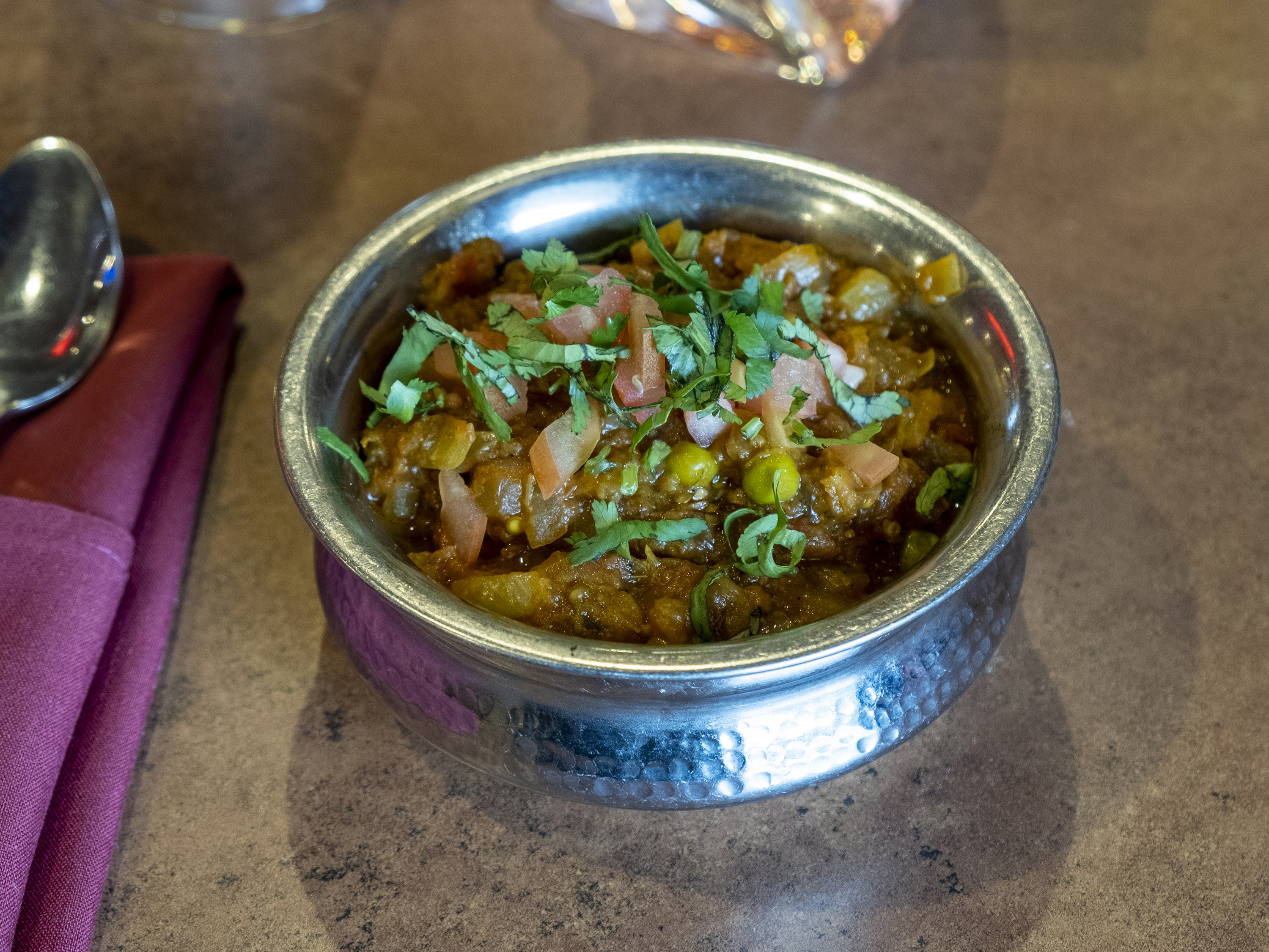 Order Baigan Bhartha food online from Crown Of India Restaurant store, Plainsboro on bringmethat.com