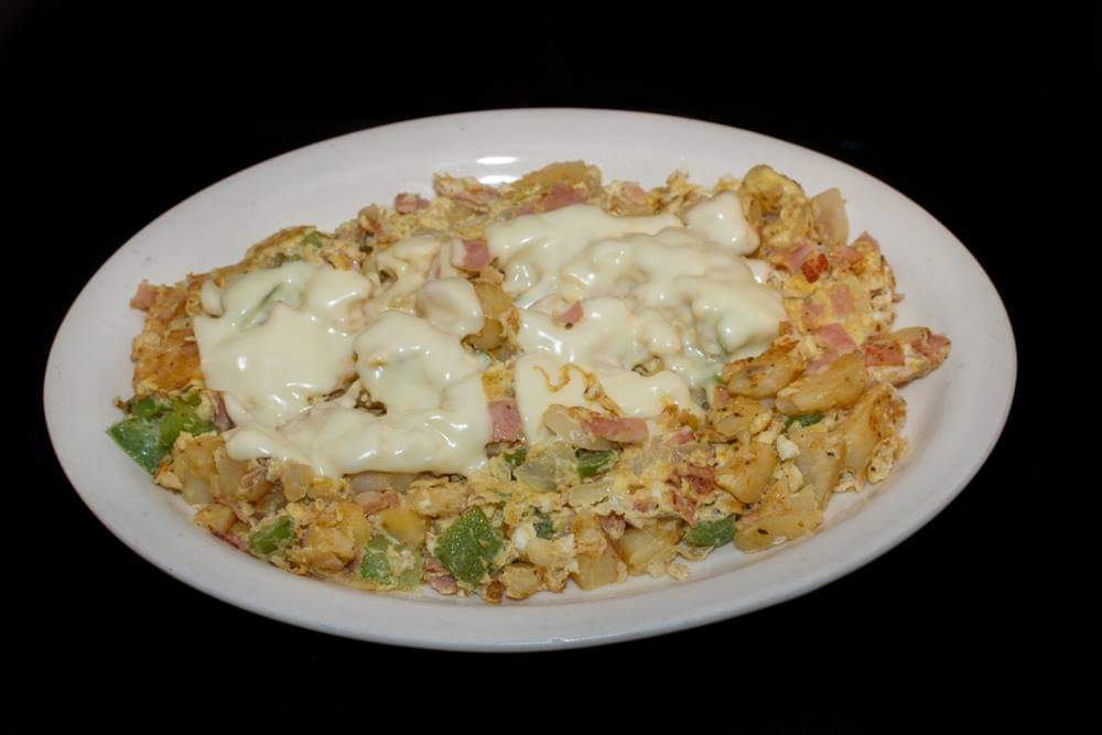 Order # 9 Wild West Scramble food online from Roxys Cafe store, Harrisburg on bringmethat.com