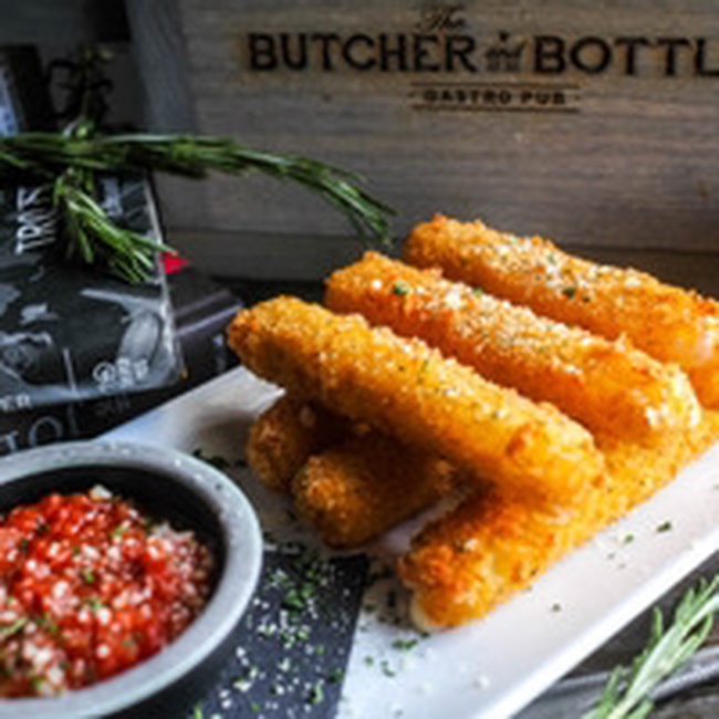 Order Mozzarella Sticks food online from The Butcher And Bottle store, Canton on bringmethat.com