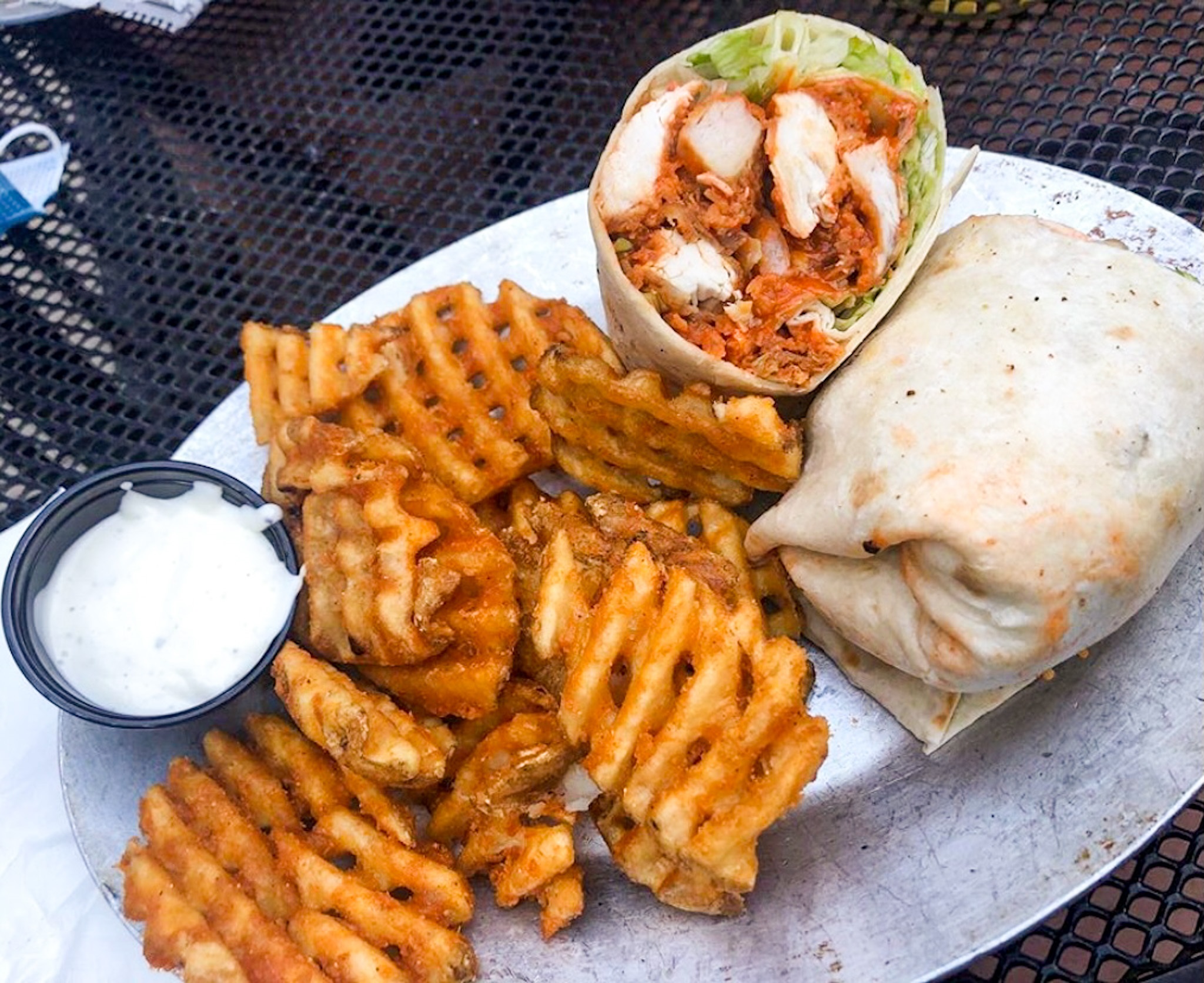 Order Buffalo Chicken Finger Wrap food online from Corcoran's store, Chicago on bringmethat.com