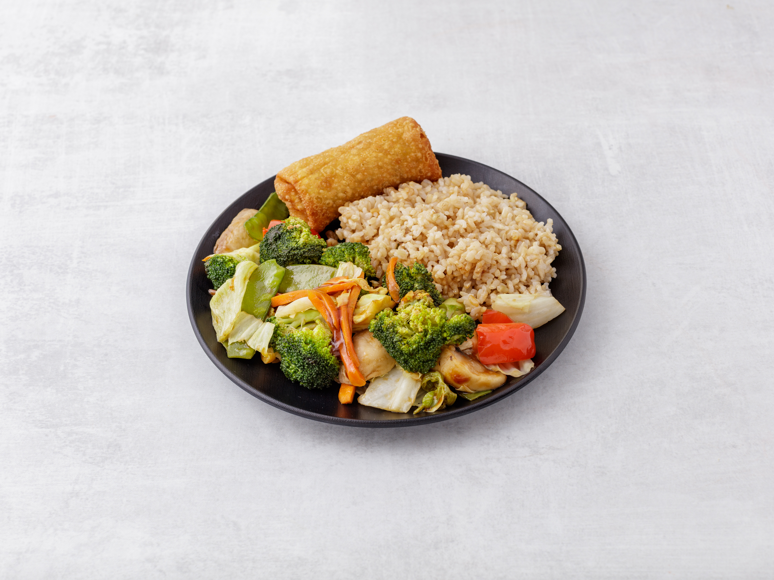 Order L1. Vegetable Delight Combo Special Dinner food online from Hunan Noodle House store, Parsippany on bringmethat.com
