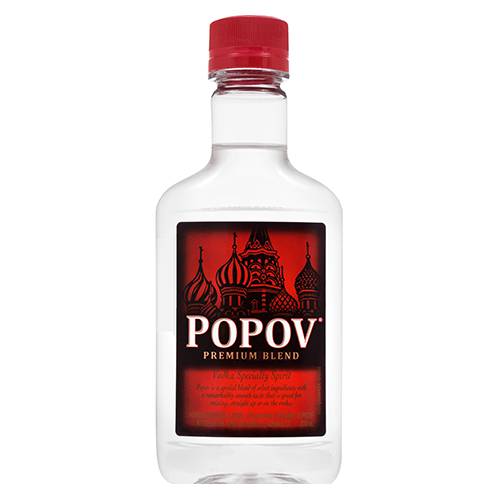 Order Popov Vodka - 200ml/Single food online from Bottle Shop & Spirits store, Los Alamitos on bringmethat.com