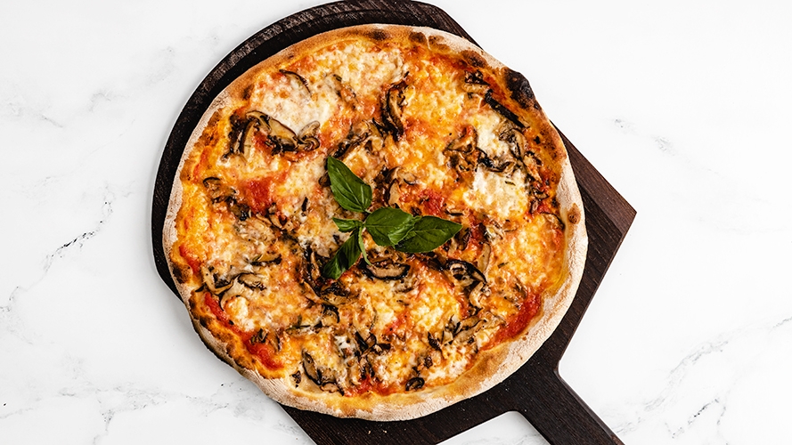 Order Pizza Al Funghi food online from Serafina store, New York on bringmethat.com