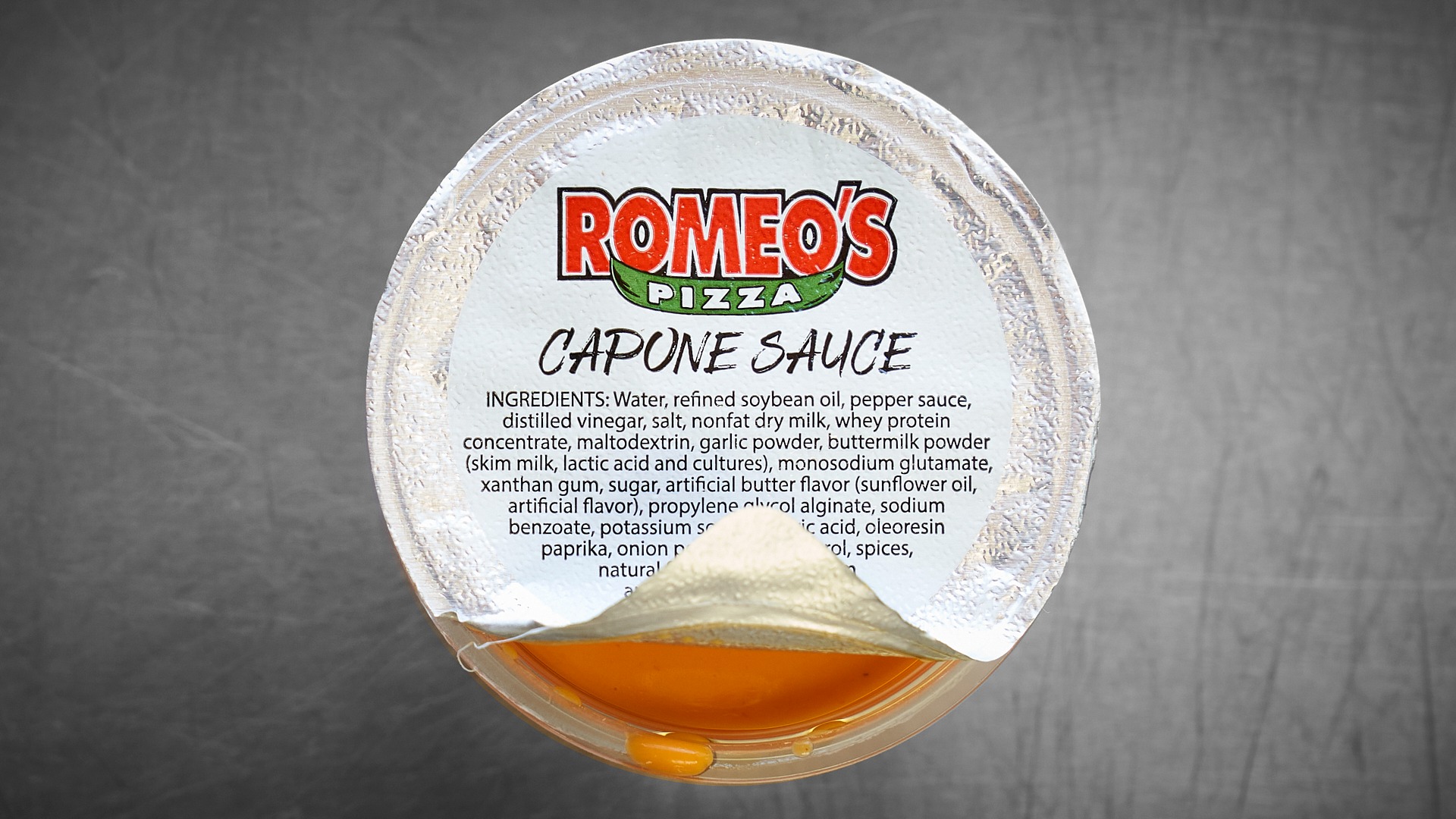 Order Capone Sauce food online from Romeo Pizza store, Grove City on bringmethat.com