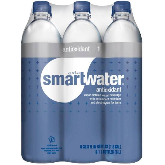 Order Smartwater Antioxidant Bottles, 33.8 OZ, 6 PK food online from Cvs store, FALLS CHURCH on bringmethat.com