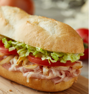 Order Ham and Smoked Provolone Sub food online from Donatos Pizza store, Evansville on bringmethat.com