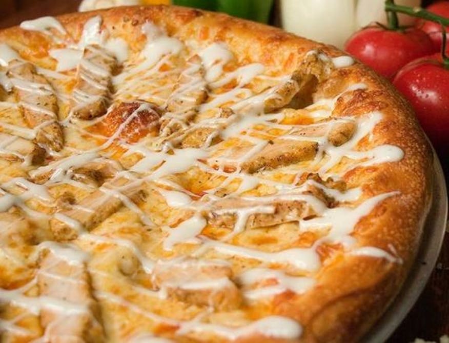 Order Brooklyn Buffalo Chicken Pie - 18" food online from NYPD Pizza store, Orlando on bringmethat.com