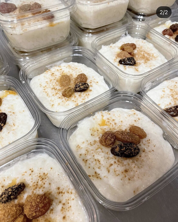 Order RICE PUDDING   food online from Jayna Gyro store, Emeryville on bringmethat.com
