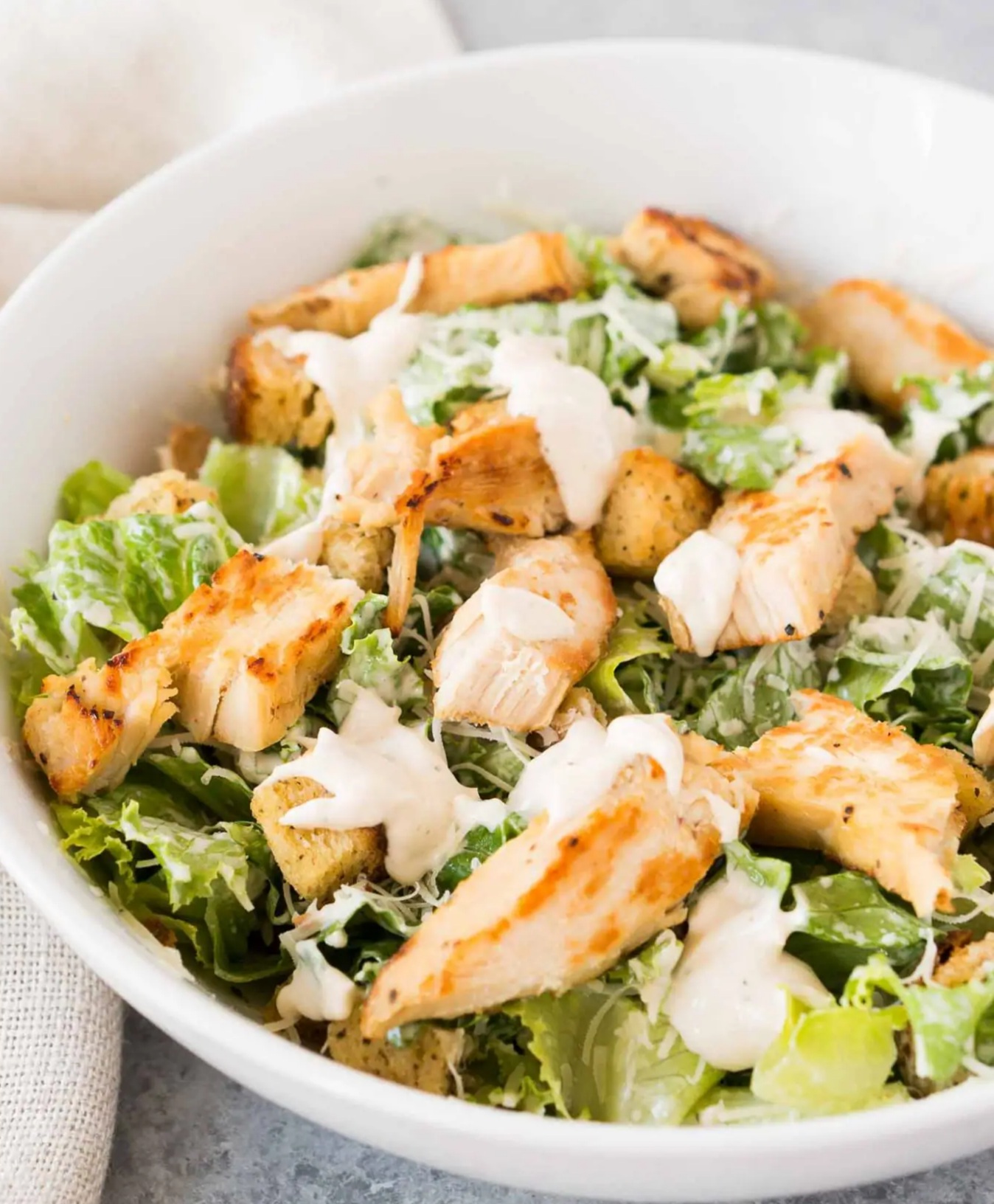 Order Chicken Caesar Salad food online from Tony's Pizza store, Whittier on bringmethat.com
