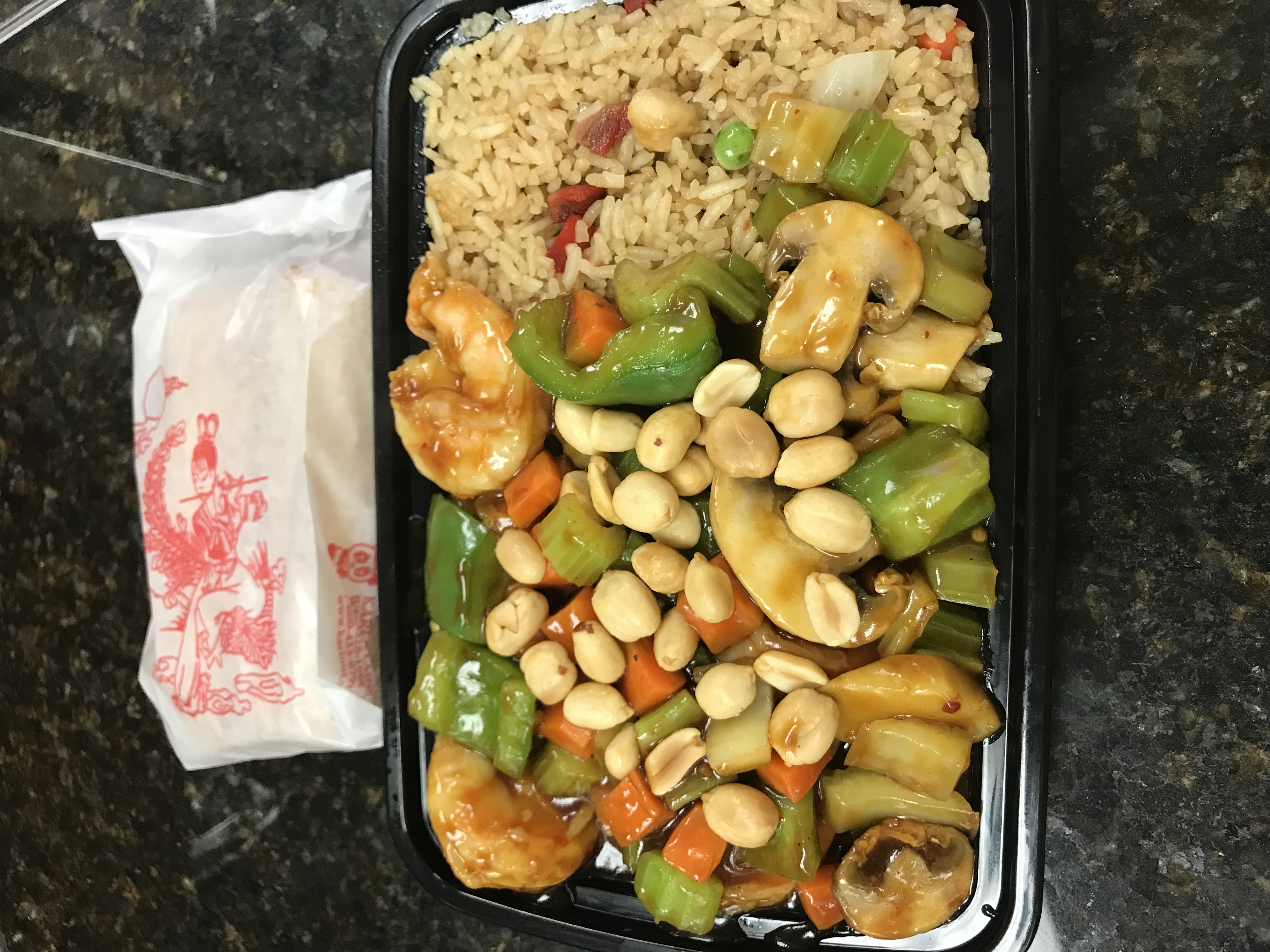 Order C34. Kung Pao Shrimp Combo 宮保虾 food online from China Star store, Blue Bell on bringmethat.com