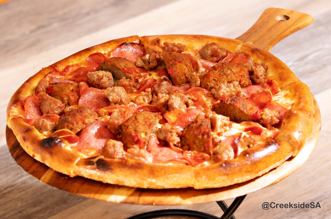 Order Meat Lover food online from Creekside Pizza & Taproom store, San Anselmo on bringmethat.com