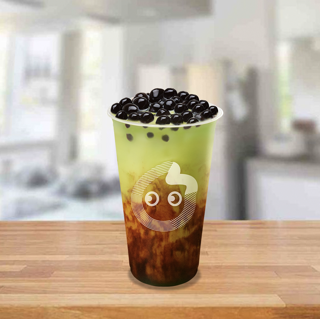 Order Lava Pearl Matcha Latte food online from Coco Fresh Tea & Juice store, New York on bringmethat.com