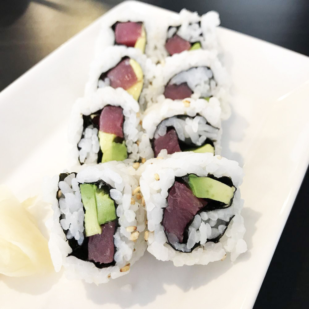 Order Avocado Crunchy Roll with 6 Pieces Tuna food online from Asia Nine store, Washington on bringmethat.com