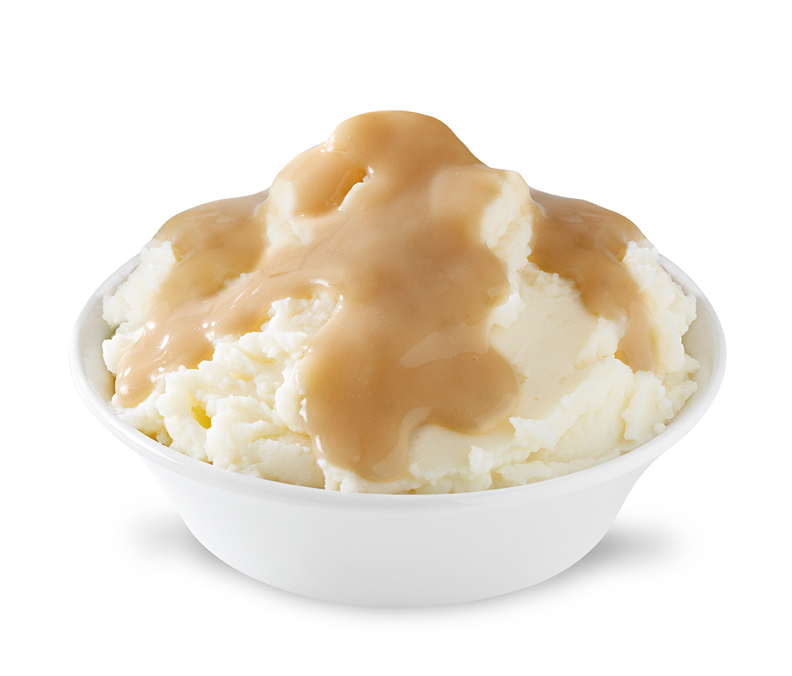 Order Mashed Potatoes with Gravy food online from Brown's Chicken store, Hoffman Estates on bringmethat.com