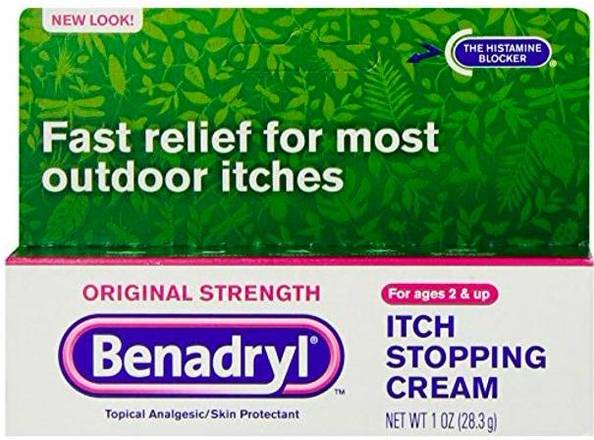 Order Benadryl Itch Stopping Cream 1 oz food online from McLean Ave Pharmacy store, Yonkers on bringmethat.com