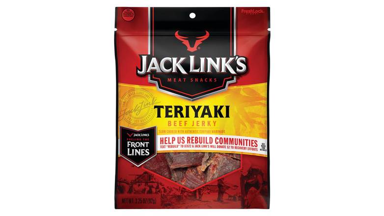 Order Jack Link's Beef Jerky, Teriyaki food online from Riverside Sunoco store, Westport on bringmethat.com