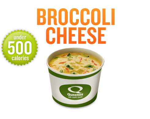 Order Broccoli Cheese Soup food online from Quiznos store, Raleigh on bringmethat.com