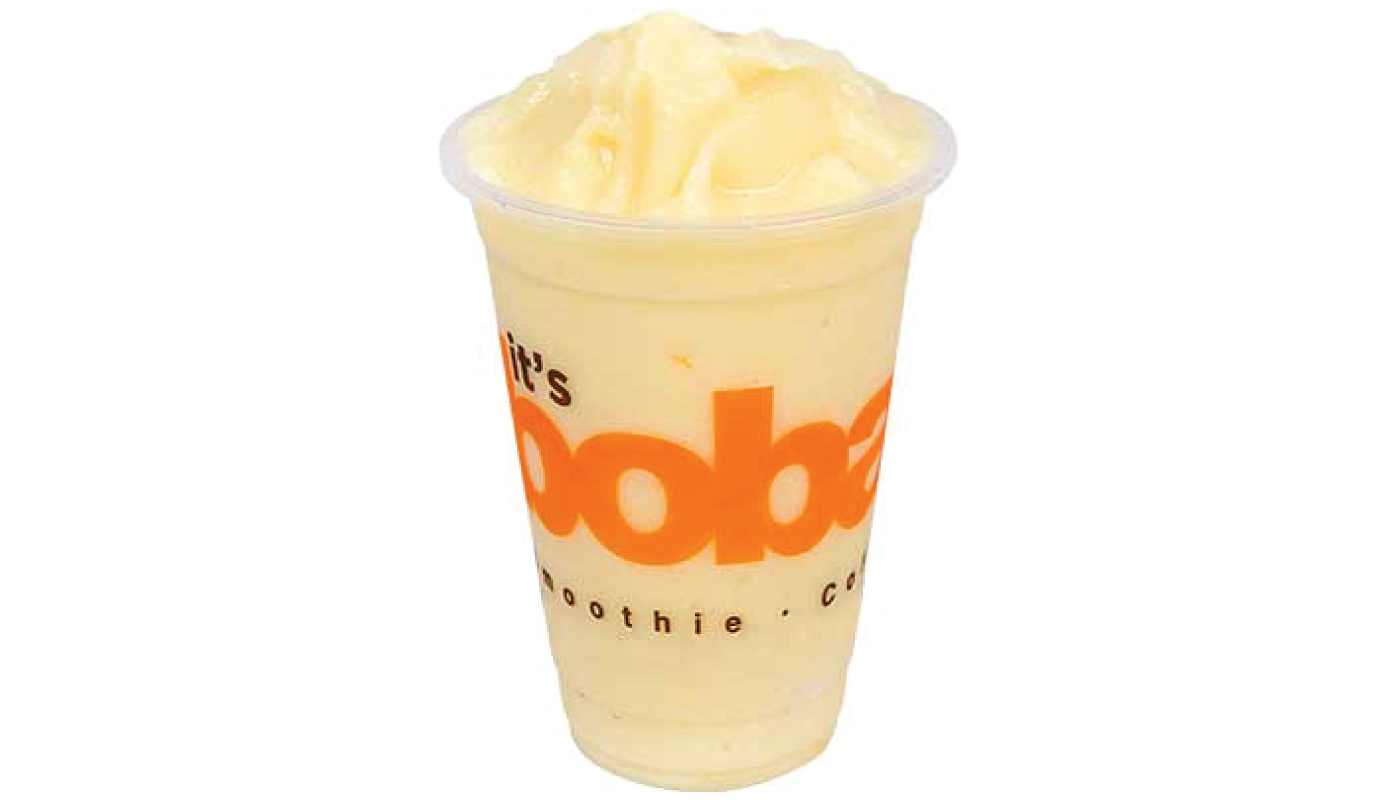 Order Pineapple Banana Smoothie food online from Boba Time store, San Fernando on bringmethat.com