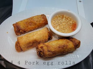 Order 4. Pork Egg Roll (3) food online from Lisu's Thai Taste | Roseville store, Roseville on bringmethat.com