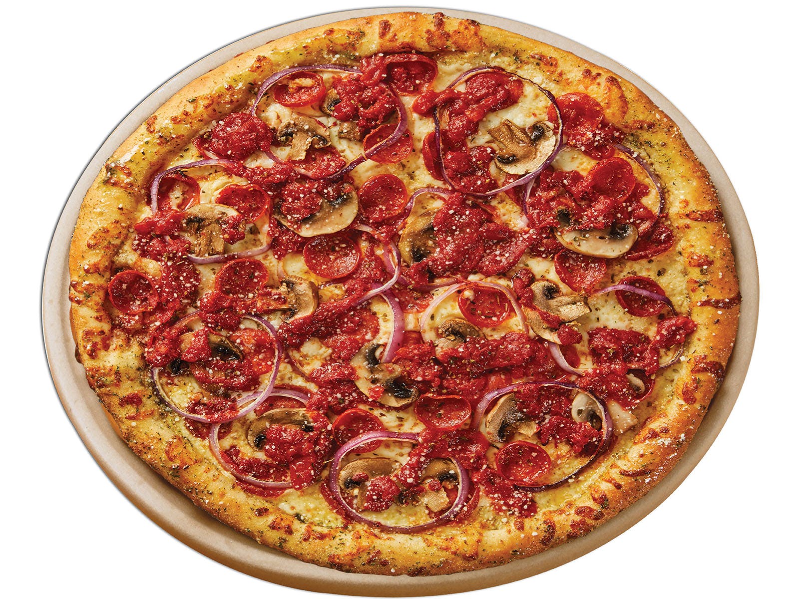 Order Red Top Pizza - Small 10" (6 Slices) food online from Vocelli Pizza store, Lorton on bringmethat.com