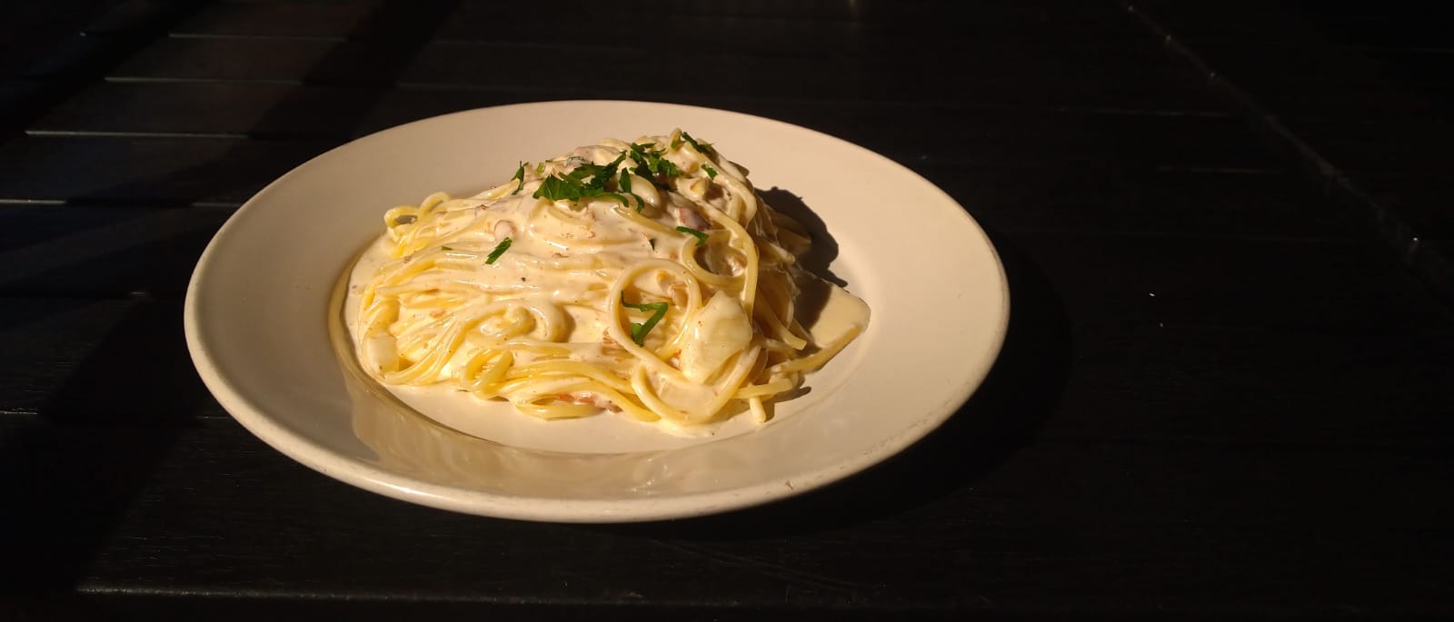 Order Spaghetti alla Carbonara food online from Don giovanni ristorante catering store, New York on bringmethat.com