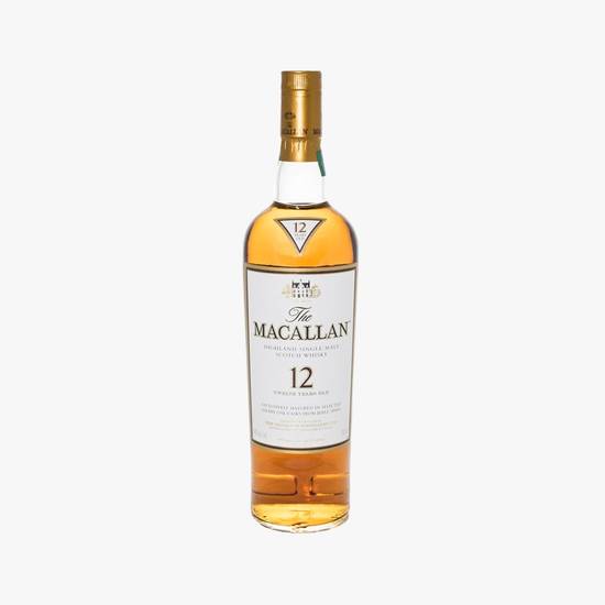 Order Macallan 12 Year Old 750ml | 43% abv food online from Pink Dot store, Chino Hills on bringmethat.com